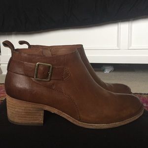 Kork-Ease cognac Mesa booties